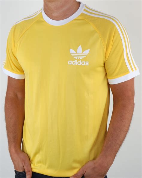 yellow adidas shirt men's